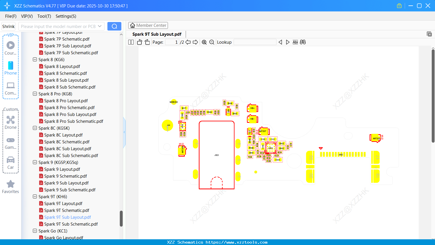 Tecno Spark 9T Sub Layout